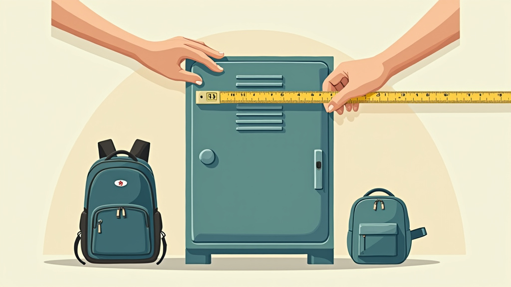 Comparing backpack sizes for Universal Orlando locker compatibility