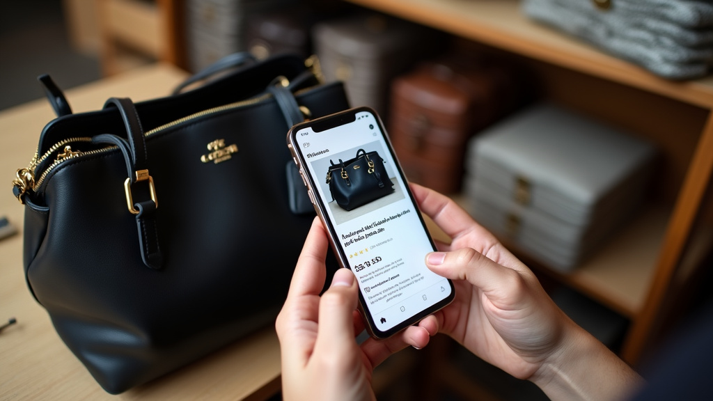 Resale value comparison of a Coach Rogue bag versus outlet bags on Poshmark.