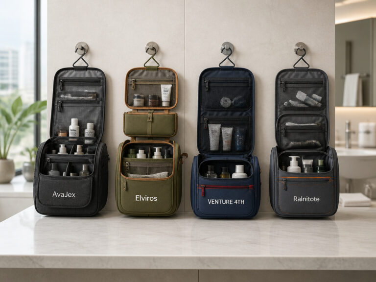 8 Best Men’s Hanging Travel Toiletry Bags 2026