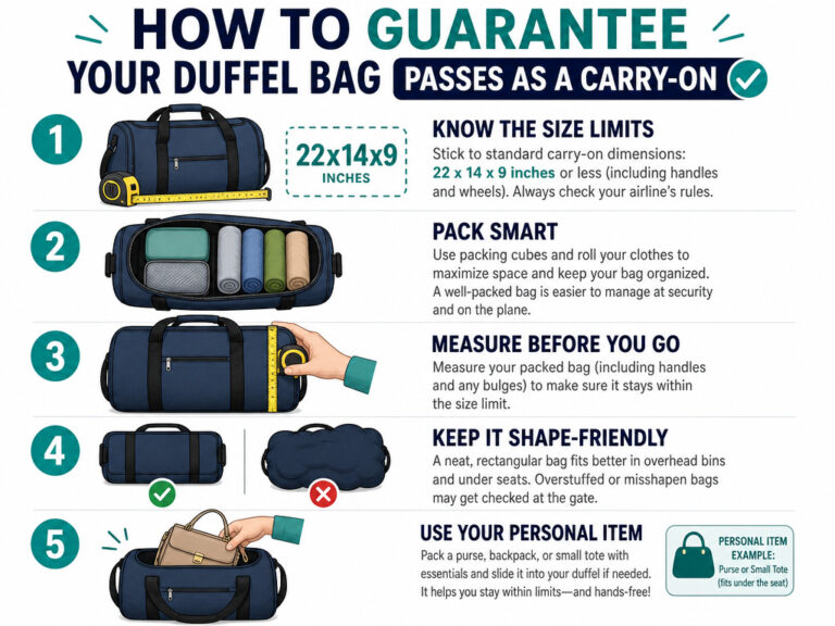 Duffel Bag as a Carry-On: American Airlines Rules & Tips