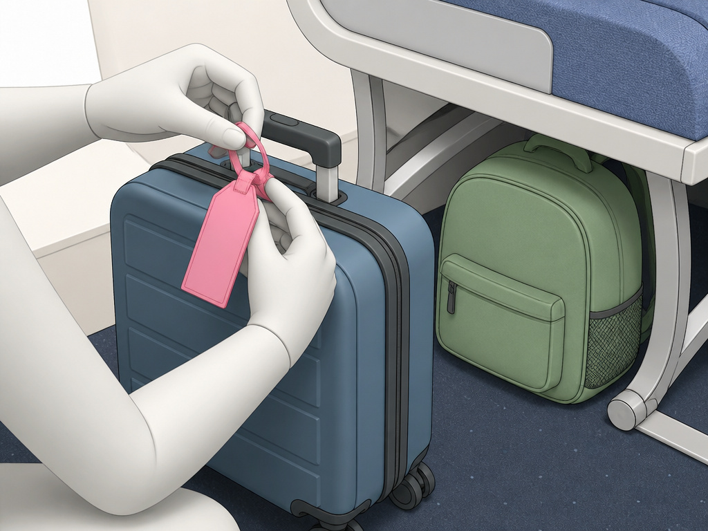 Special airline exceptions for carry-on luggage size on small planes.