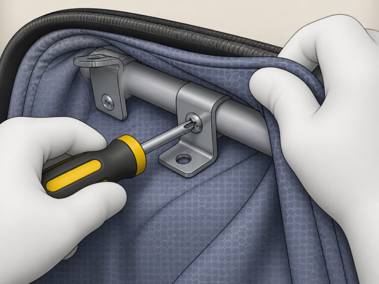 How to Fix a Broken or Stuck Suitcase Handle Yourself