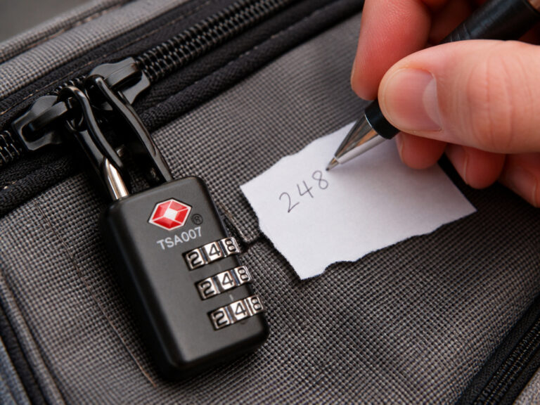 How to Set & Program Your Suitcase TSA Lock Combination
