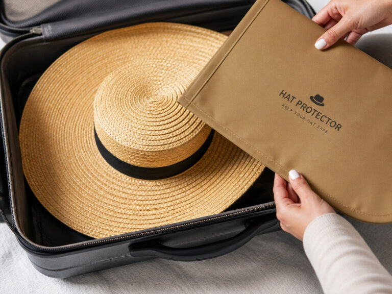 The Best Way to Pack a Hat in a Suitcase Using Crown-Down